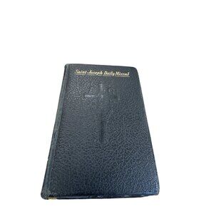 St. Joseph Daily vintage 1956 Missal Catholic Prayer Book bible SKU 8274